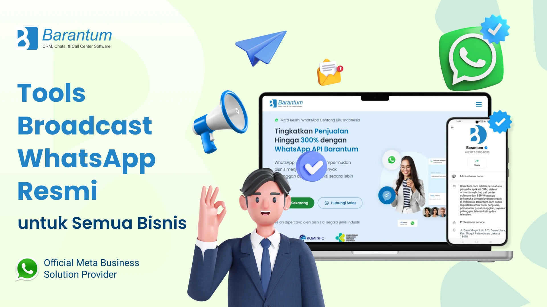 Tools Broadcast WhatsApp Resmi Terbaik untuk Semua Bisnis