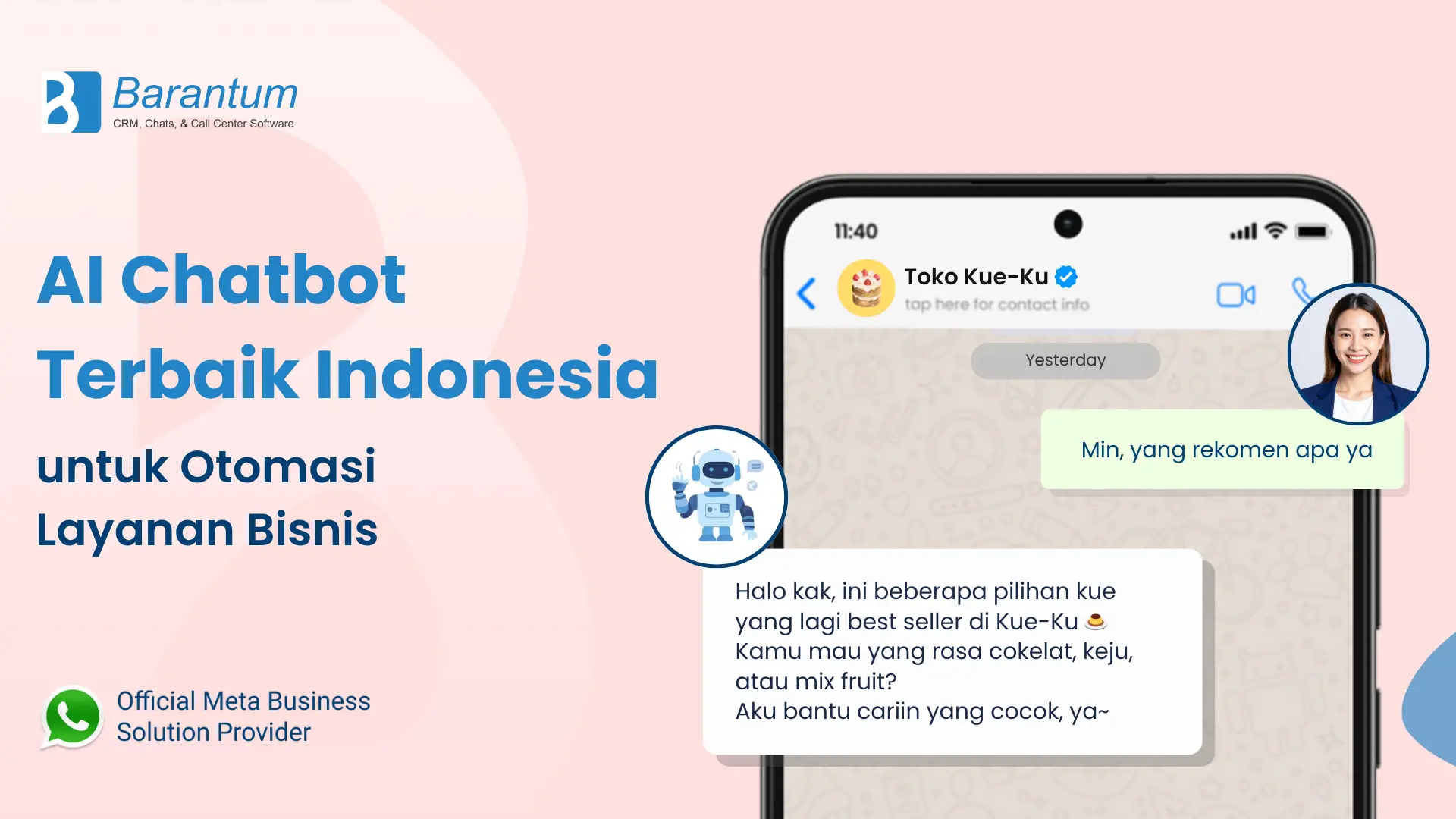 AI Chatbot Terbaik Indonesia untuk Otomasi Layanan Bisnis
