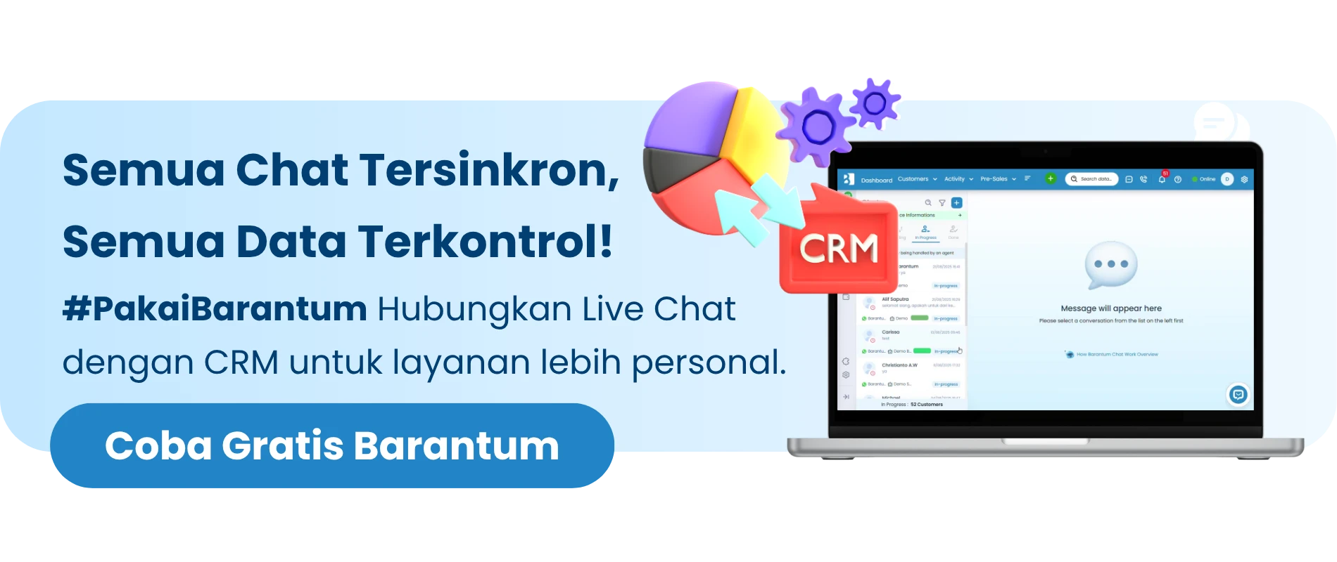CTA Barantum Chat CRM CTA Barantum Chat CRM