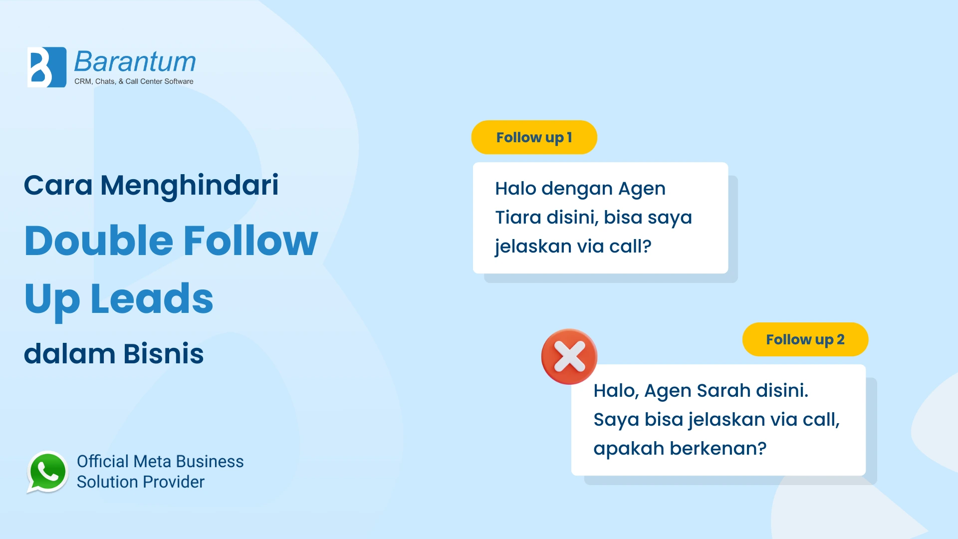 Cara Menghindari Double Follow Up Leads dalam Bisnis