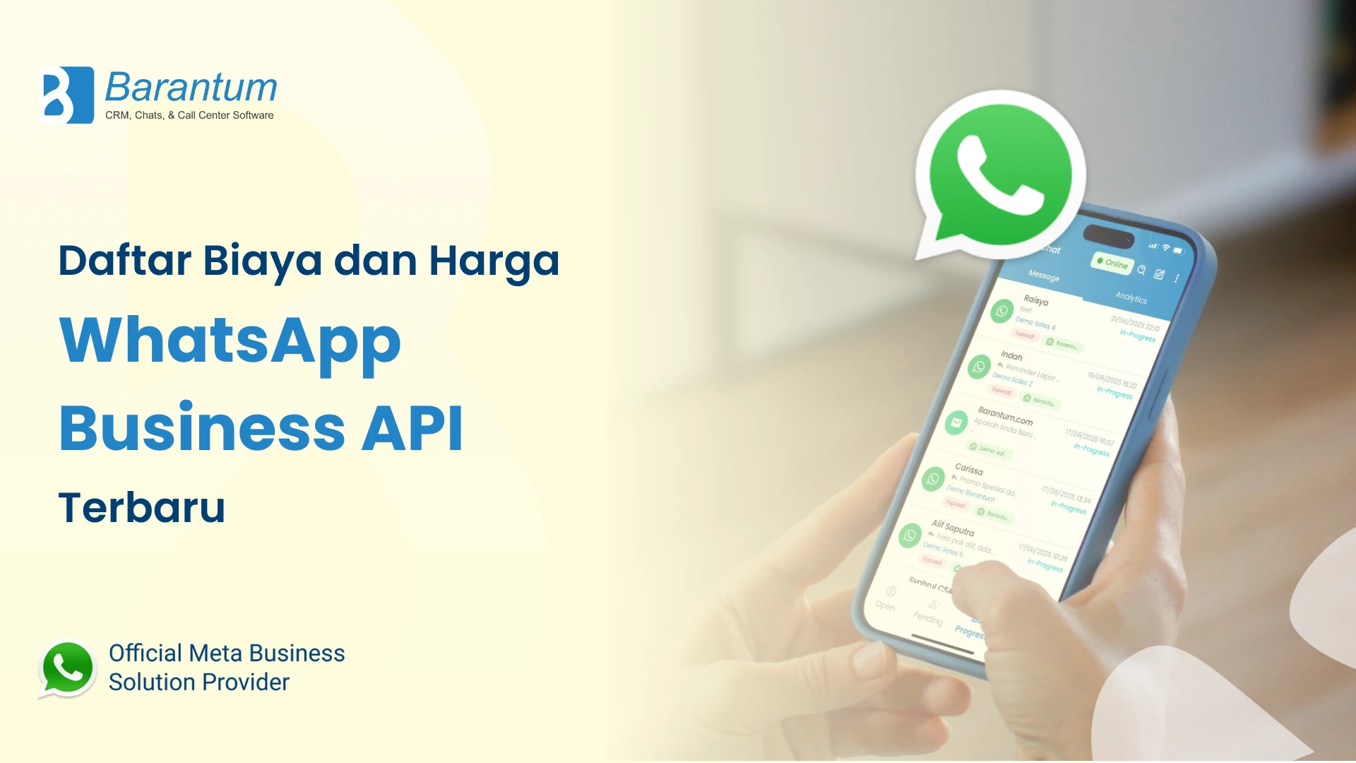 Daftar Biaya dan Harga WhatsApp Business API Terbaru