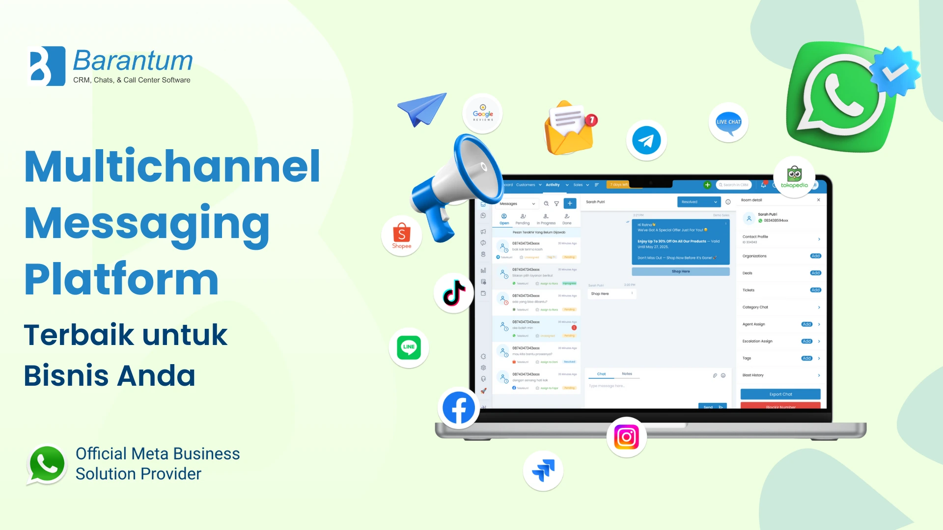 Multichannel Messaging Platform Terbaik untuk Bisnis Anda