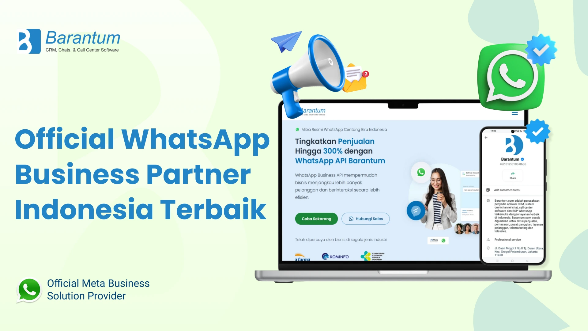 Official WhatsApp Business Partner Indonesia Terbaik