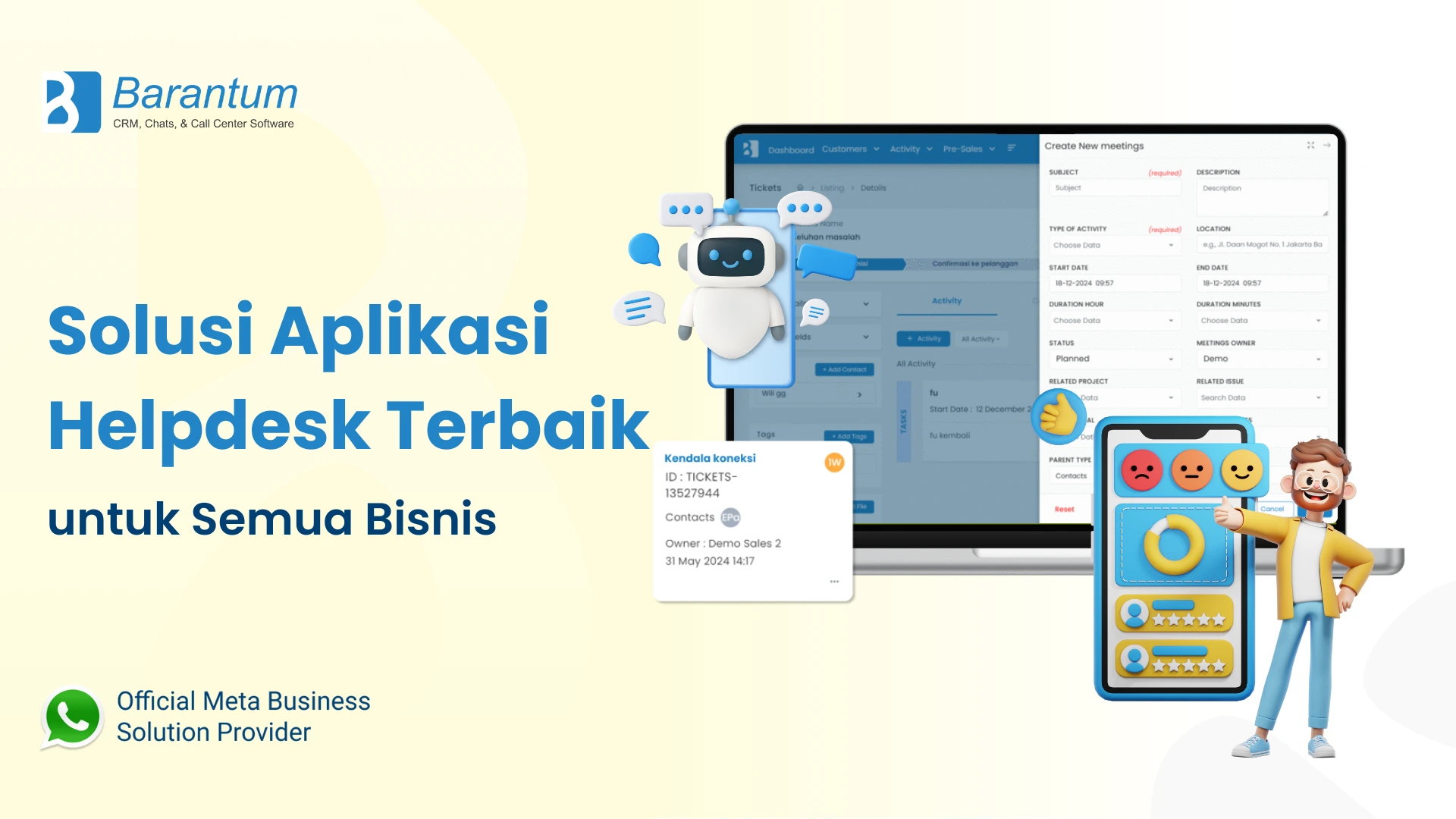 Solusi Aplikasi Helpdesk Terbaik untuk Semua Bisnis