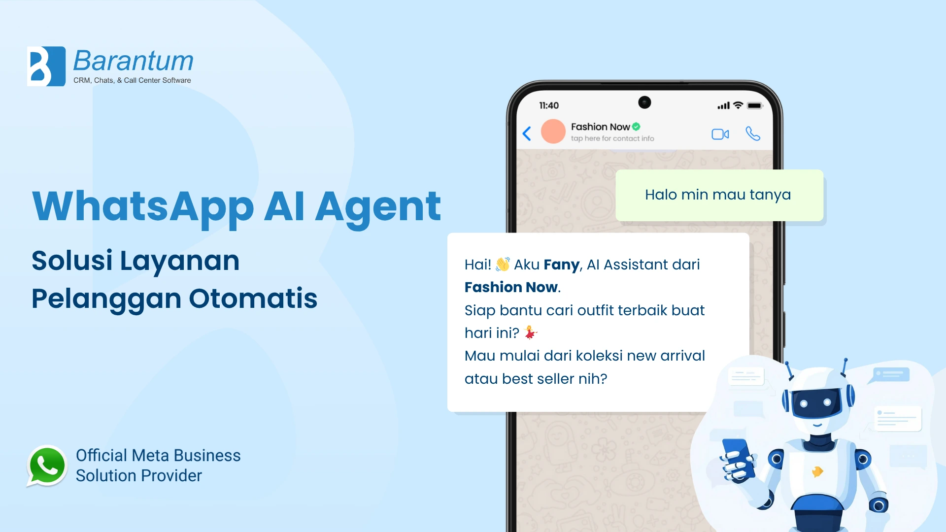 WhatsApp AI Agent Solusi Layanan Pelanggan Otomatis