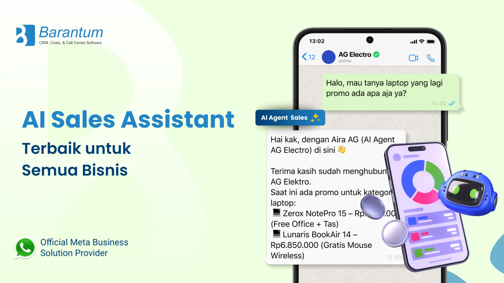 AI Sales Assistant Terbaik untuk Semua Bisnis
