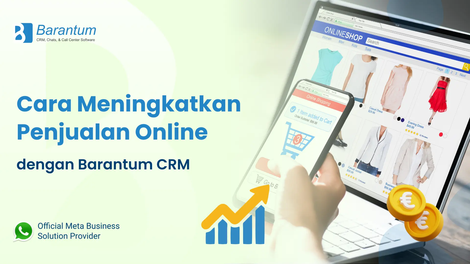 Cara Meningkatkan Penjualan Online dengan Barantum CRM