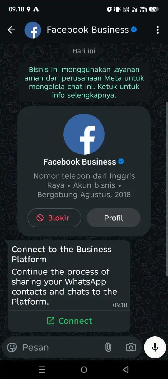 WhatsApp Coexistence Barantum - Step 8