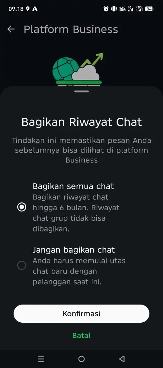 WhatsApp Coexistence Barantum - Step 9