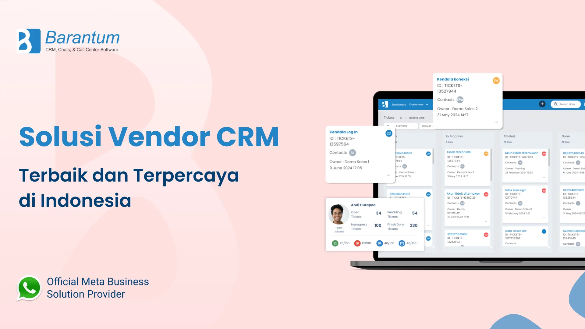 Solusi Vendor CRM Terbaik dan Terpercaya di Indonesia