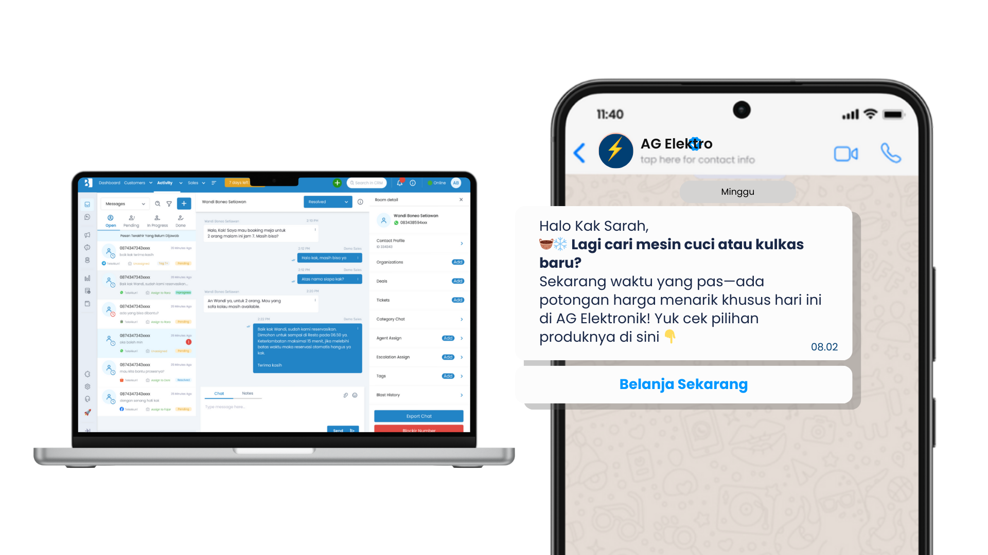 Gunakan WhatsApp Business API Barantum