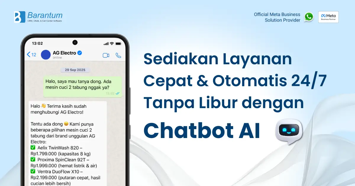 Chatbot AI Barantum 24/7