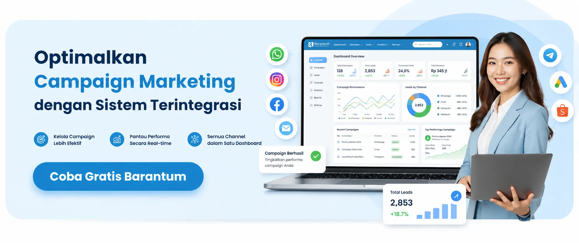 Optimalkan Campaign Marketing dengan Sistem Terintegrasi