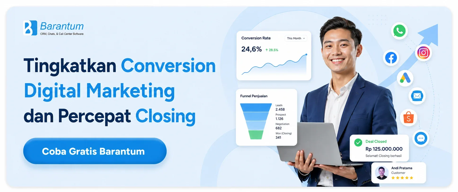 Tingkatkan Conversion Digital Marketing dan Percepat Closing