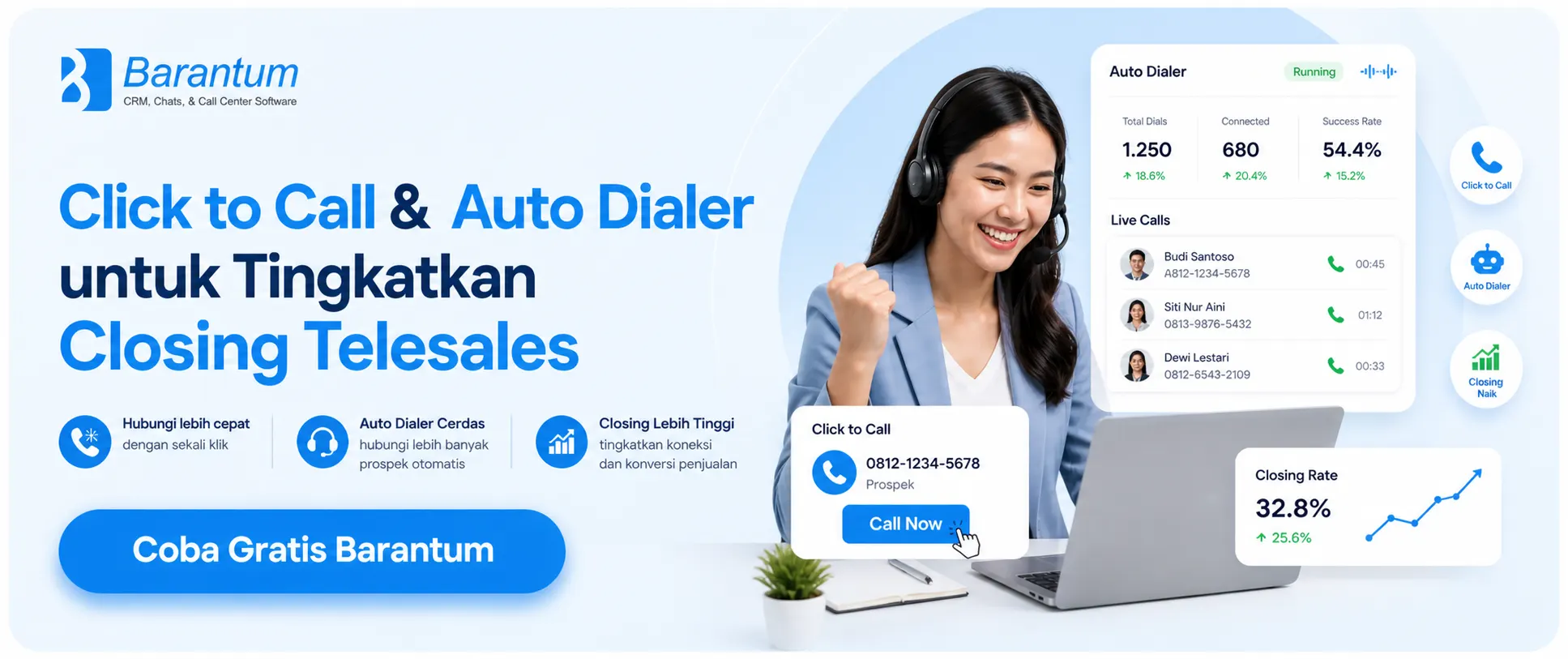 Click to Call & Auto Dialer untuk Tingkatkan Closing Telesales 2