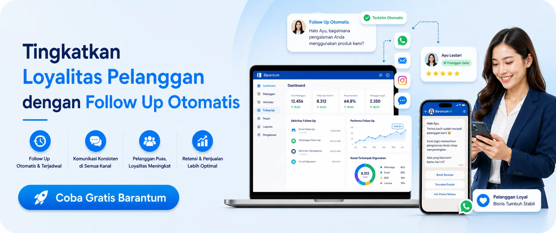 Tingkatkan Loyalitas Pelanggan dengan Follow Up Otomatis