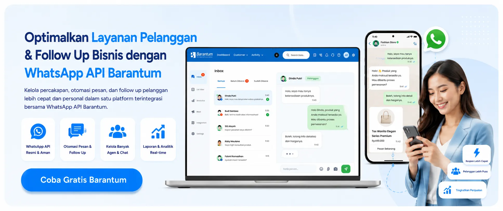 Optimalkan Layanan Pelanggan & Follow Up Bisnis dengan WhatsApp API Barantum Optimalkan Layanan Pelanggan & Follow Up Bisnis dengan WhatsApp API Barantum