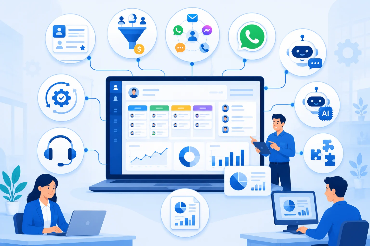 Fitur utama CRM Fitur utama CRM