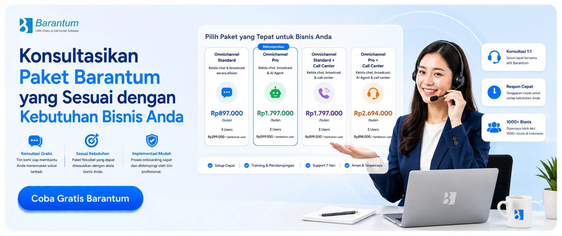 Konsultasikan Paket Barantum yang Sesuai dengan Kebutuhan Bisnis Anda Konsultasikan Paket Barantum yang Sesuai dengan Kebutuhan Bisnis Anda