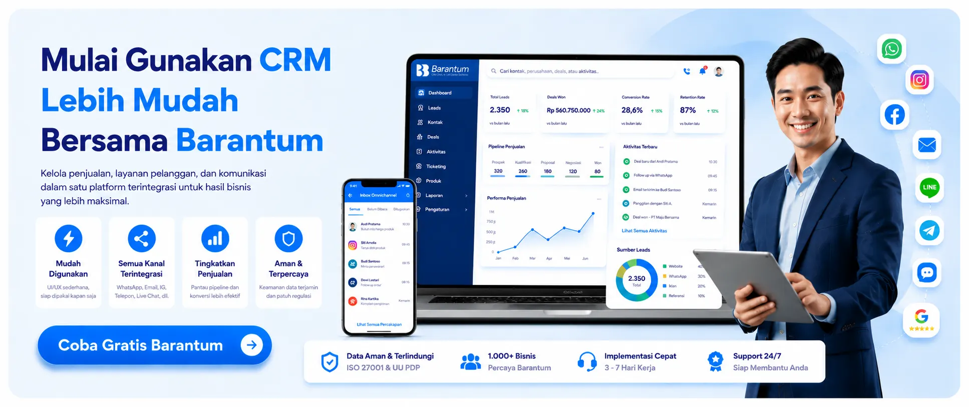 Mulai Gunakan CRM Lebih Mudah Bersama Barantum
