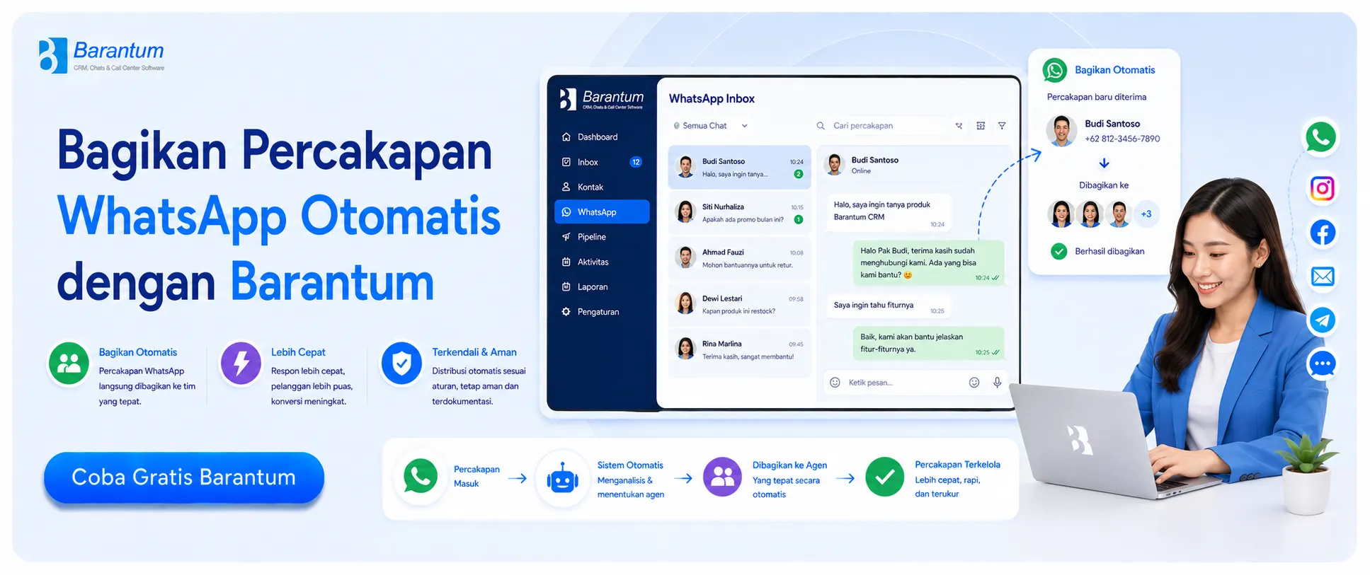 Bagikan Percakapan WhatsApp Otomatis dengan Barantum Bagikan Percakapan WhatsApp Otomatis dengan Barantum