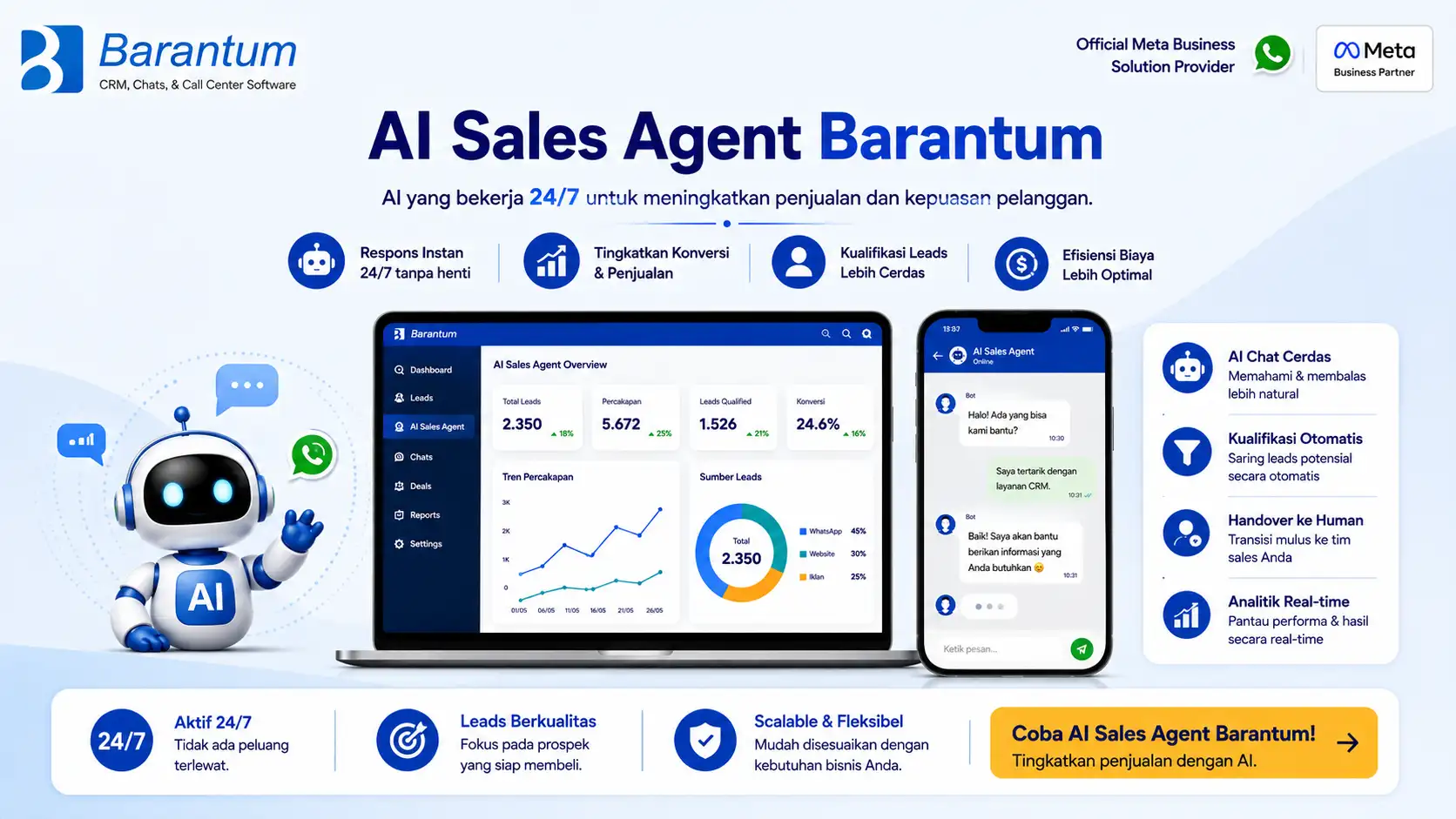 Hero AI Sales Agent Barantum Hero AI Sales Agent Barantum