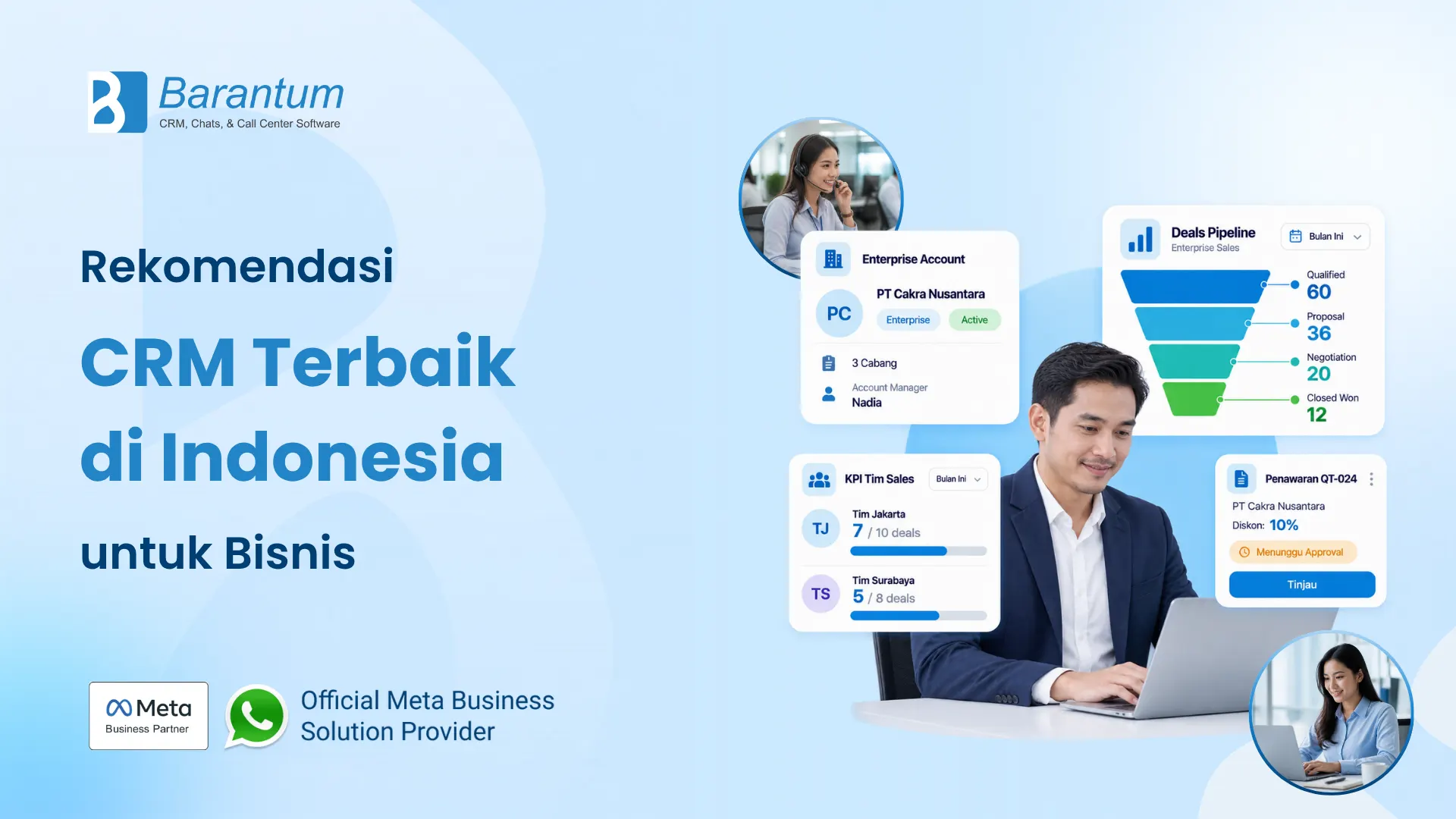 Rekomendasi CRM Terbaik di Indonesia untuk Bisnis