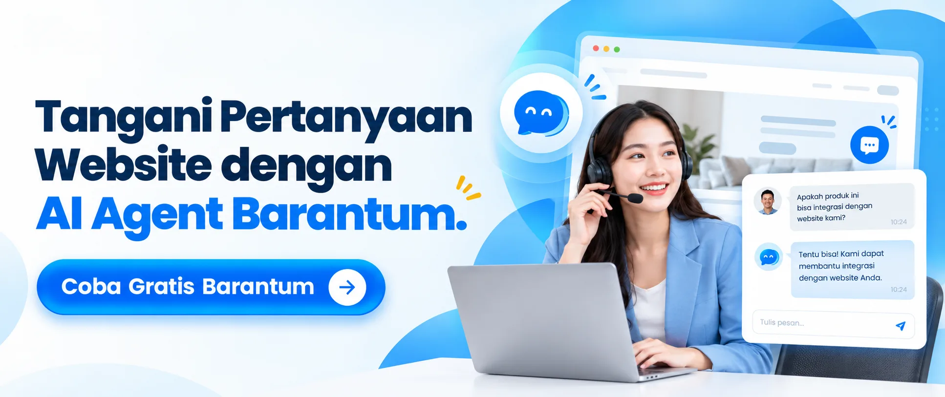AI-powered website support chat-1 AI-powered website support chat-1