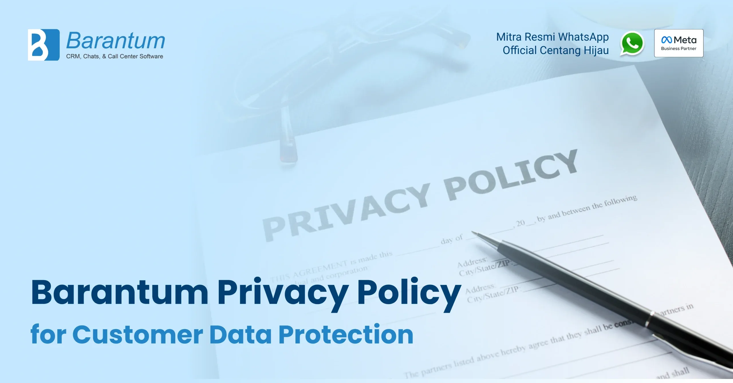 Barantum Privacy Policy for Customer Data Protection